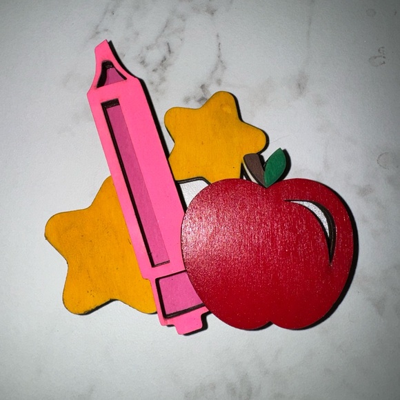 Adorable Back-to-School Tiered Tray Accents - Picture 13 of 15